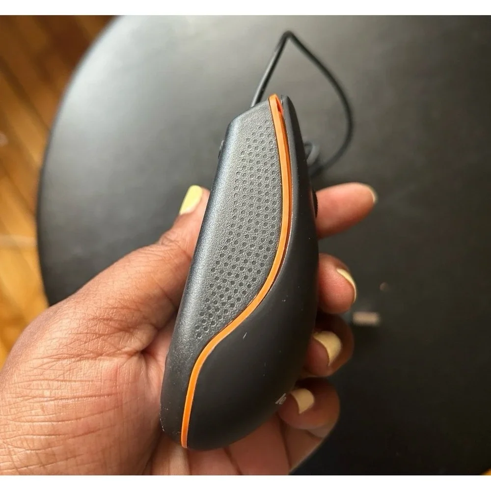 Lenovo USB Optical Mouse M30 Wired Black Orange Witchy Gaming Accessory Minimal